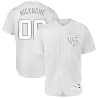 Chicago Cubs Majestic 2019 Players' Weekend Flex Base Roster Customized White Jersey,We sell and wholesale Chicago Cubs Majestic 2019 Players' Weekend Flex Base Roster Customized White Jersey on line form chian!